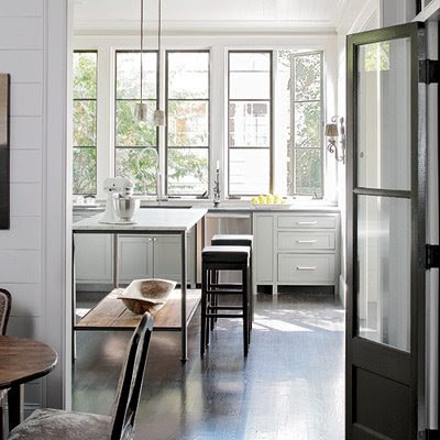 light and airy kitchens