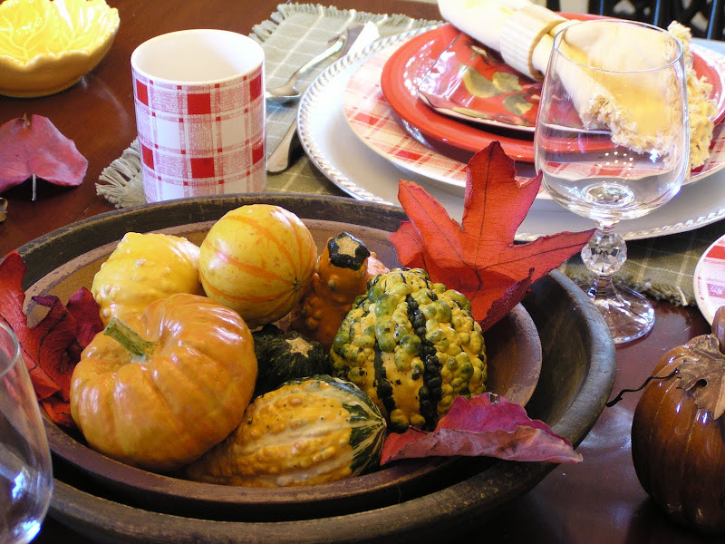 Shirley's World: Red October Tablescape