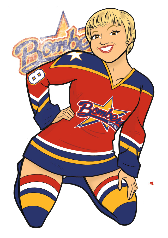 Atom-Bomb Bikini: Dayton Bombers