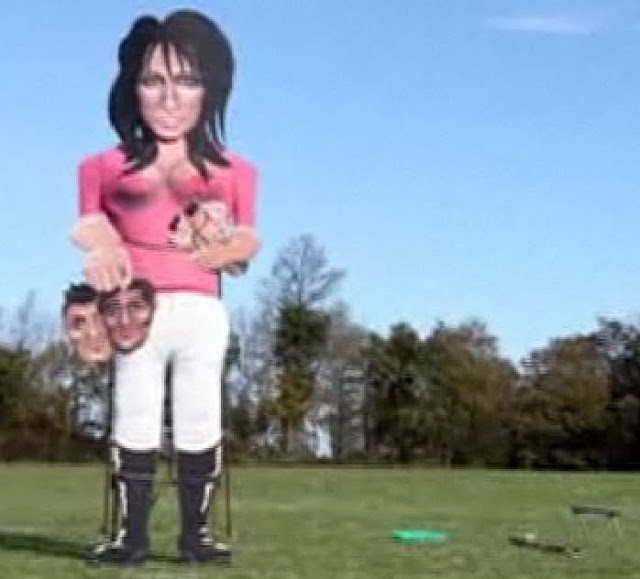 20 Foot Tall Effigy of Katie Price To Flame Down VIDEO 