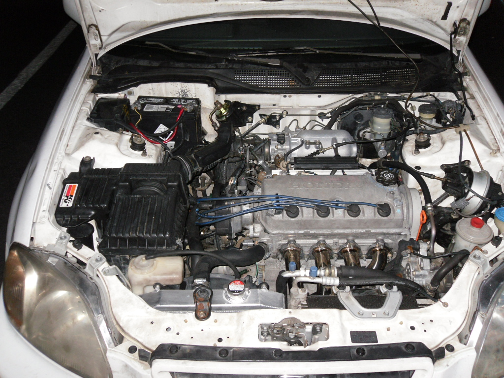 Gold Autos 97 Honda Civic JDM OBD2 D15B Install