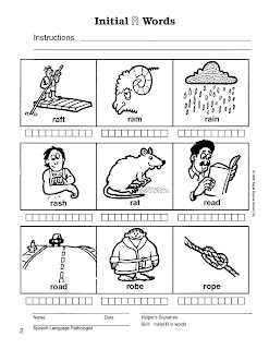 Speech Therapy with Miss Nicole: January 2011