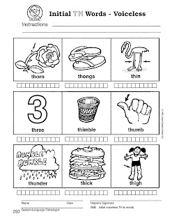 Speech Therapy with Miss Nicole: TH initial words