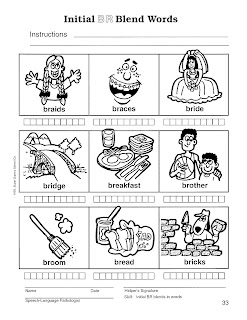 Speech Therapy with Miss Nicole: R blend words