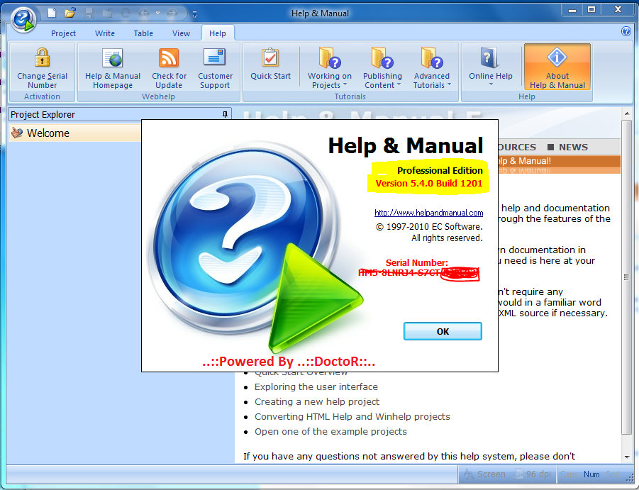 Help & Manual Professional 5.4.0 Build 1201