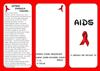 Artisticamente falando: FOLDER DA AIDS