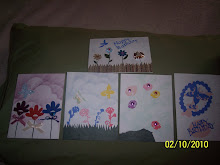 Flat flowers and Butterflies