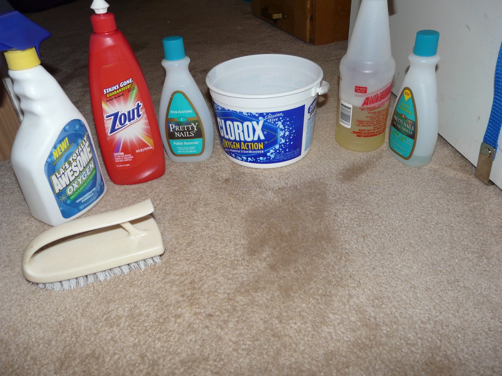 The "Secret" is Gratitude Cleaning Nail Polish off Wool Carpet