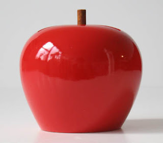 apple fruit shaped bank