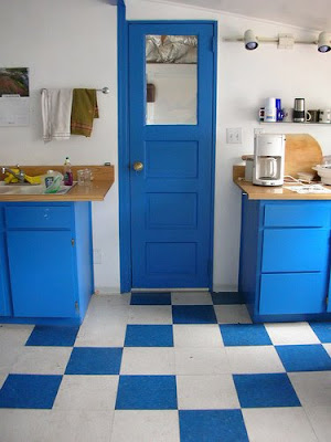 kitchen with wall-mounted towel racks