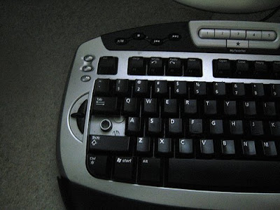keyboard with caps lock key removed