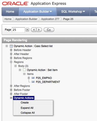 dynamic apex actions advanced oracle gielis dimitri application express select want create