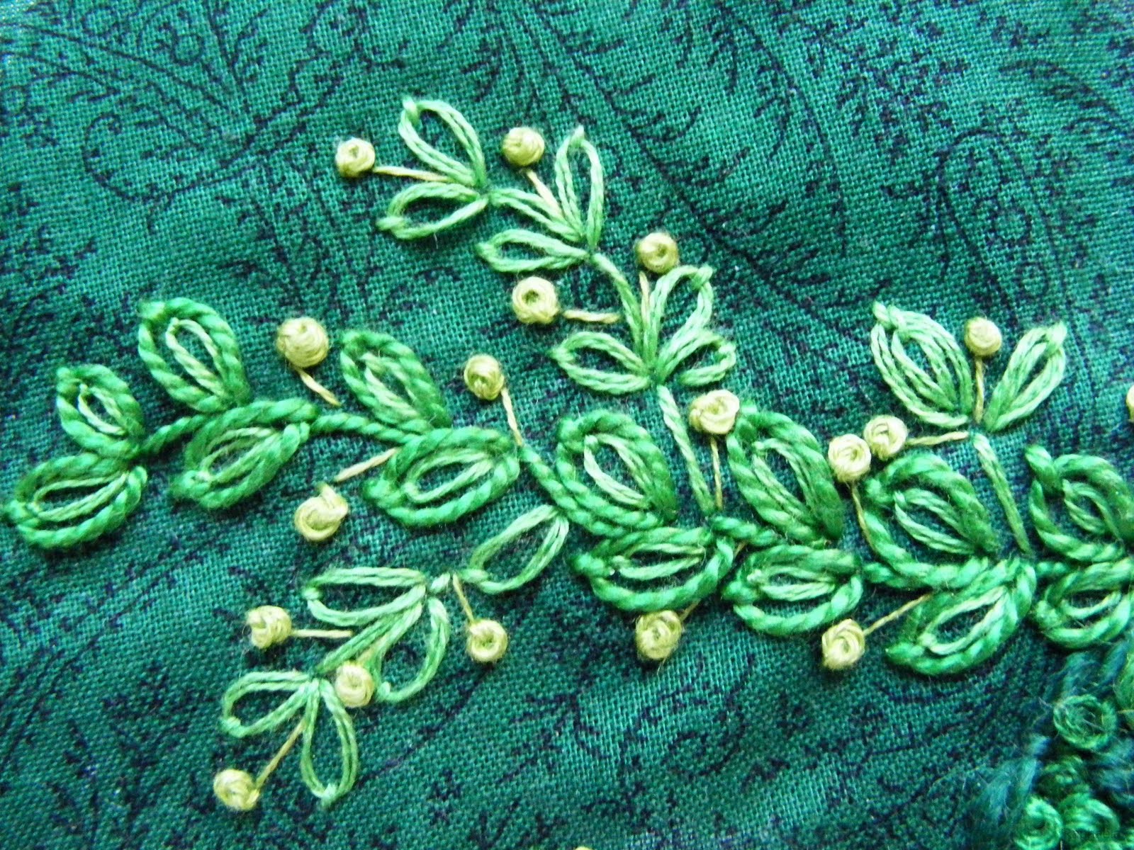 Textile Explorations The Stitch Files Detached Chain Stitch Stitch herringbone embroidery stitches double hand cross tutorial simple patterns designs chain band bordado silk using salvo info