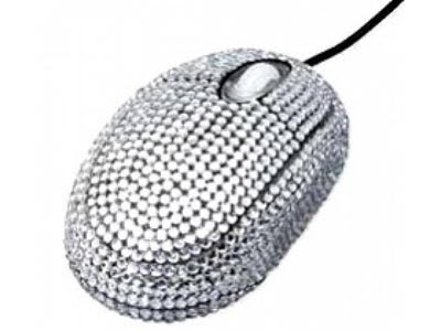 Crystal Computer Mouse