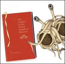 Из "Евангелието на Летящото Спагетено Чудовище (From "The Gospel of the Flying Spaghetti Monster")