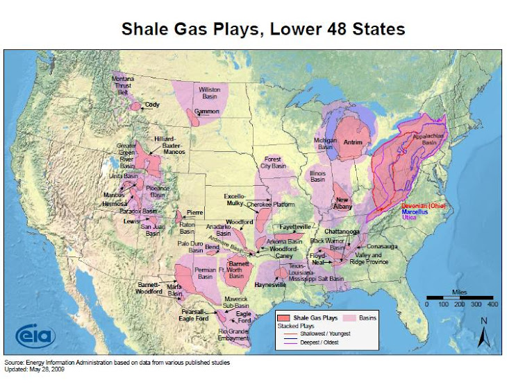 EIA Shale Gas Map