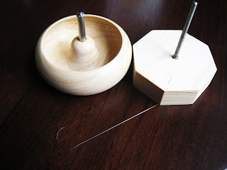 Bead Spinner Stringing Tool  Ideal for Small Seed Bead Stringer Wooden Bowl