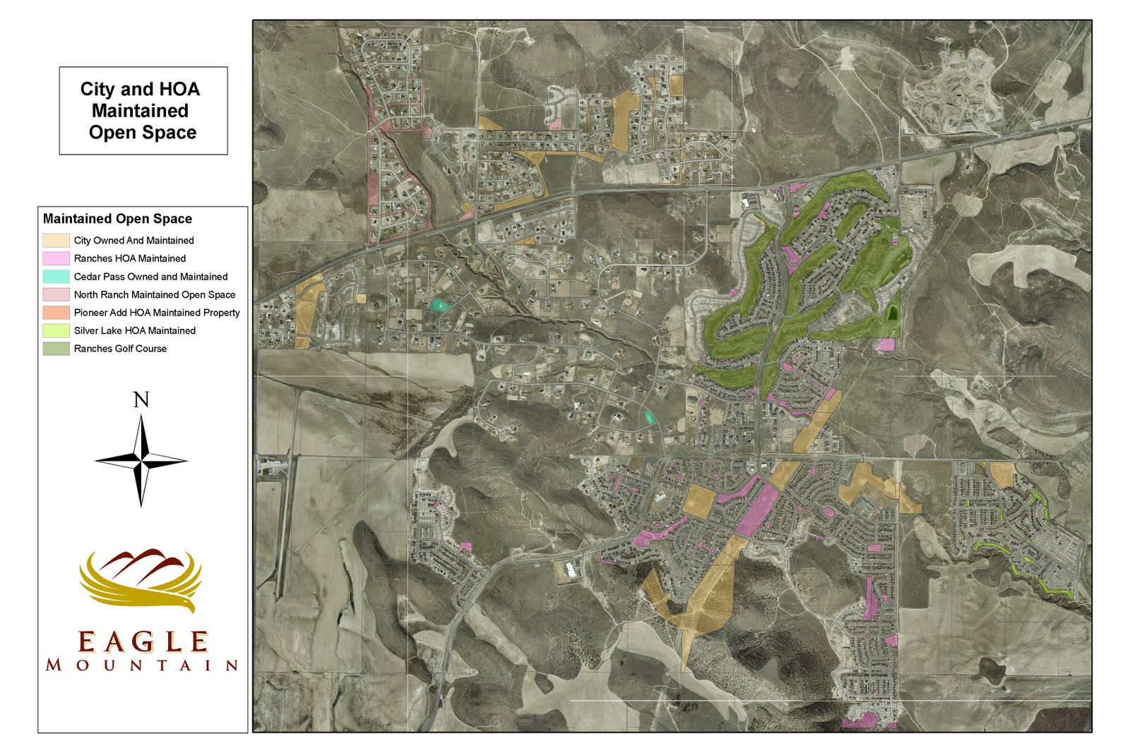Eagle Ridge Plot Map Eagle Mountain City Internship: Planning and Geographic Information Systems
