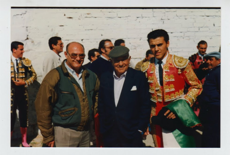 Con César Manrique y abuelo