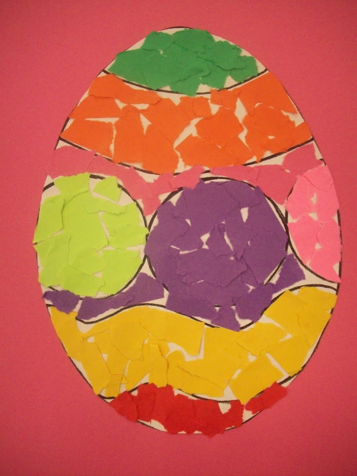 Mrs. Porter's Palette: Easter Egg Mosaics