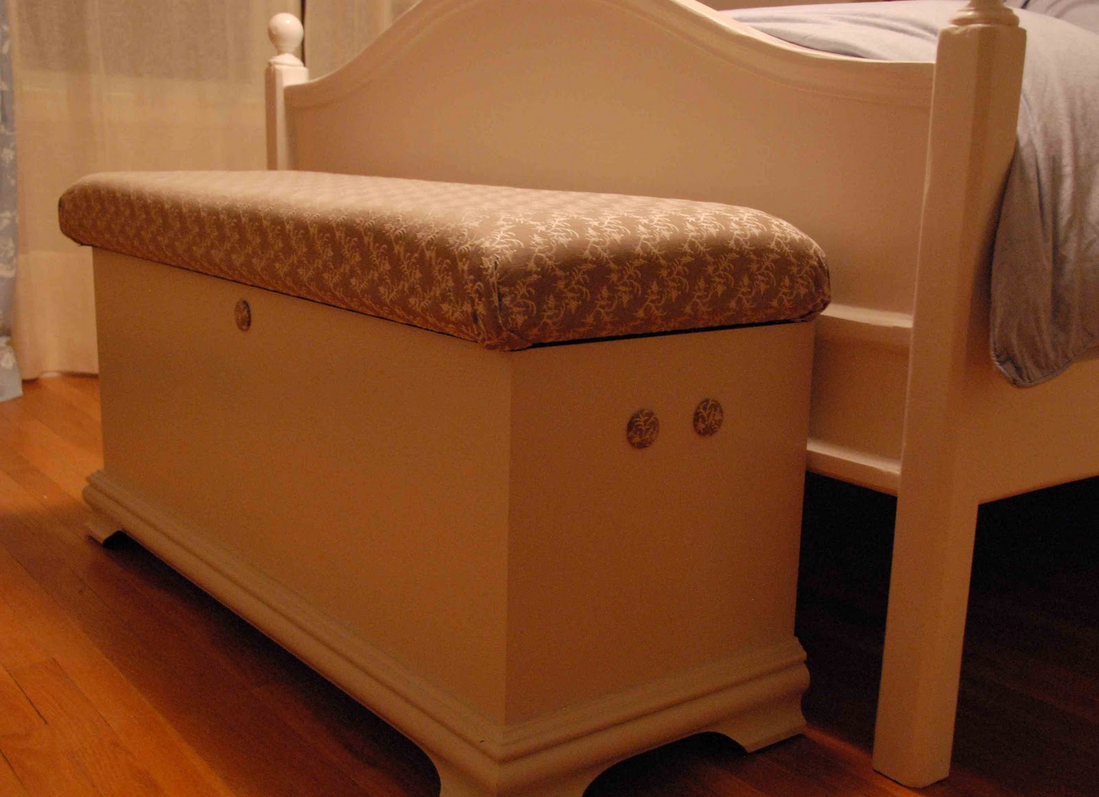 Living Livelier DIY Upholstered Top Cedar Chest