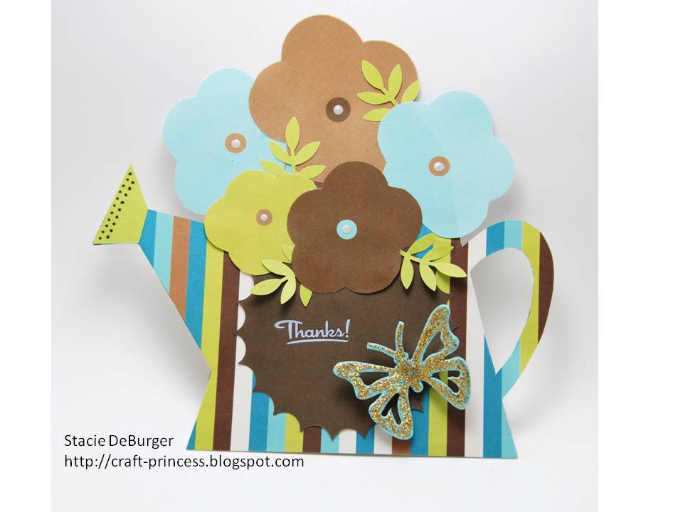 All Things Crafty! Watering Can Card