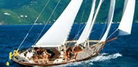 Participate in the Antigua Classic Yacht Regatta aboard the charter yacht Lelanta. Book through ParadiseConnections.com