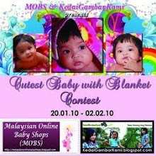 MOBS & Kedai Gambar Kami : Cutest Baby With Blanket Contest