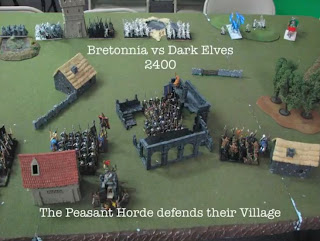 Dark Elves vs Bretonnia battle report