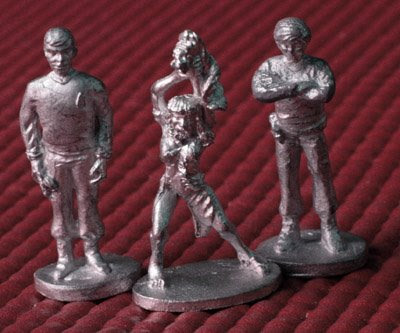 Ultimo Avamposto Star Trek Game tokens - 35mm miniatures for Scotty, Orion Female and Chekov