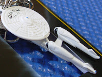New Movie Star Trek Enterprise Japanese Keychain 1/7000 miniature