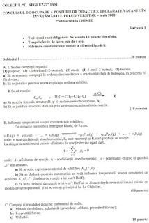 Subiecte titularizare chimie iunie 2008 page 1