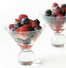 Mixed Berries with Vanilla Bean Syrup