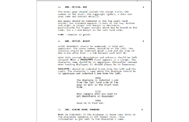Foundation production main task: Script Layout