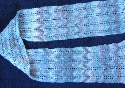 Double Chevron Lace Pattern - FREE Knitting Pattern - Planet Purl