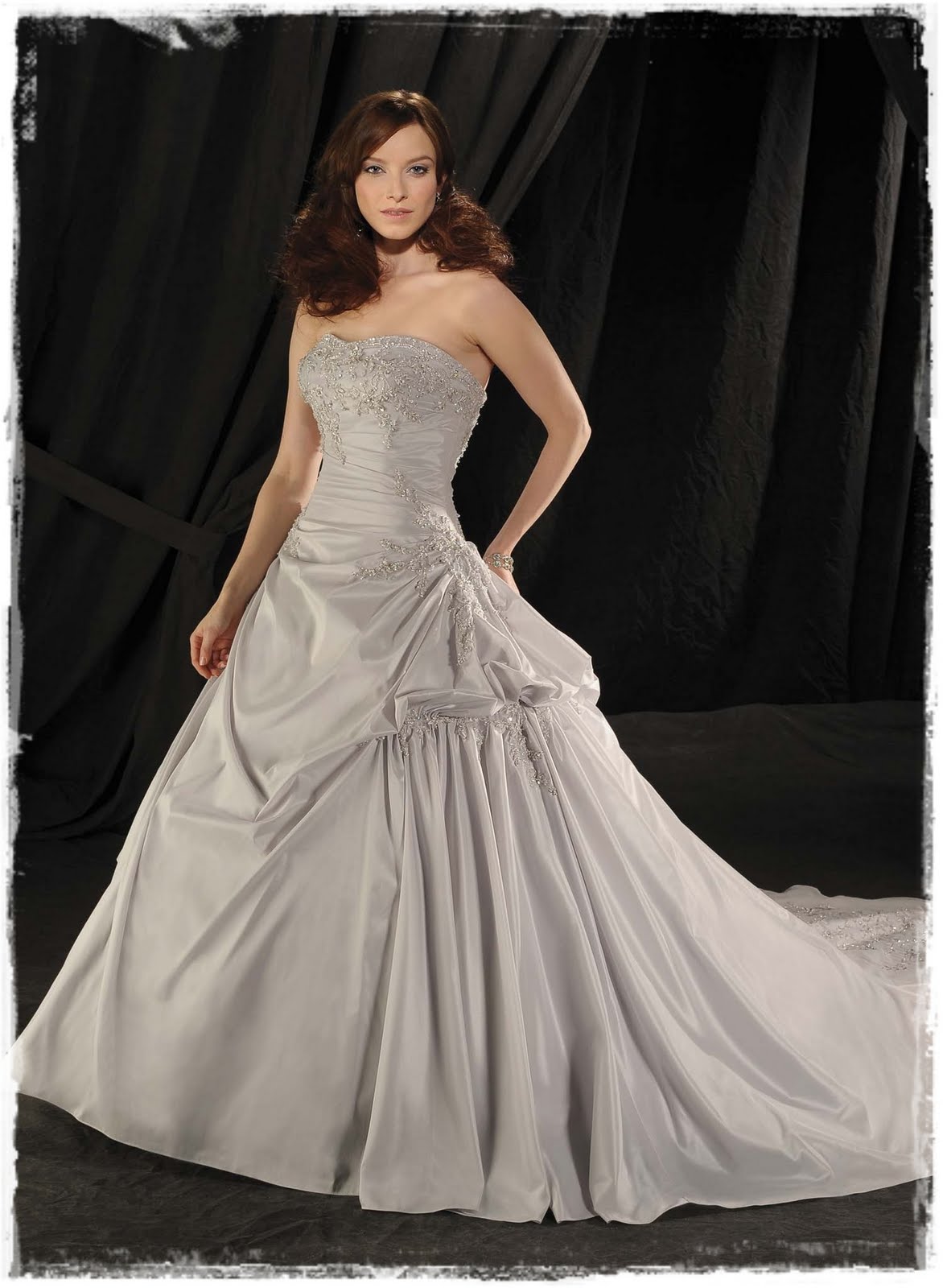 Blog Shimmering Silver Wedding Gowns