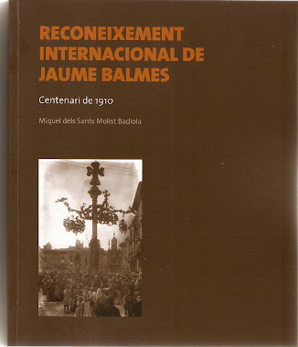 Llibre - RECONEIXEMENT INTERNACIONAL DE JAUME BALMES - CENTENARI DE 1910