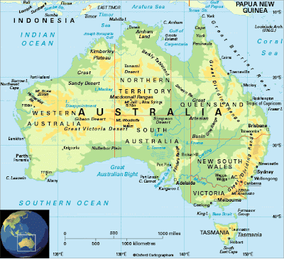 Alice: Australien karta
