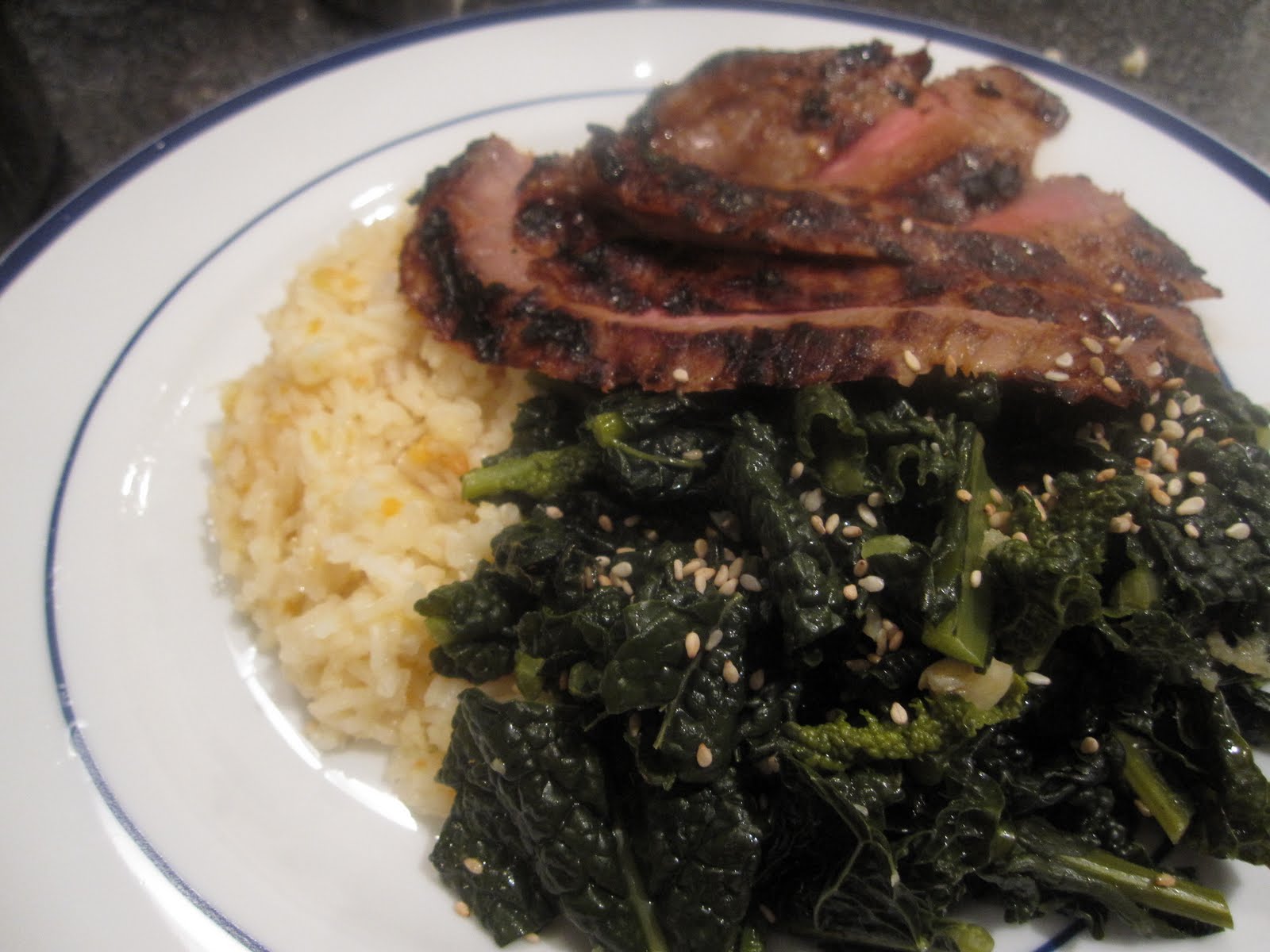 Recipes from 4EveryKitchen Sauteed Ginger Garlic Kale