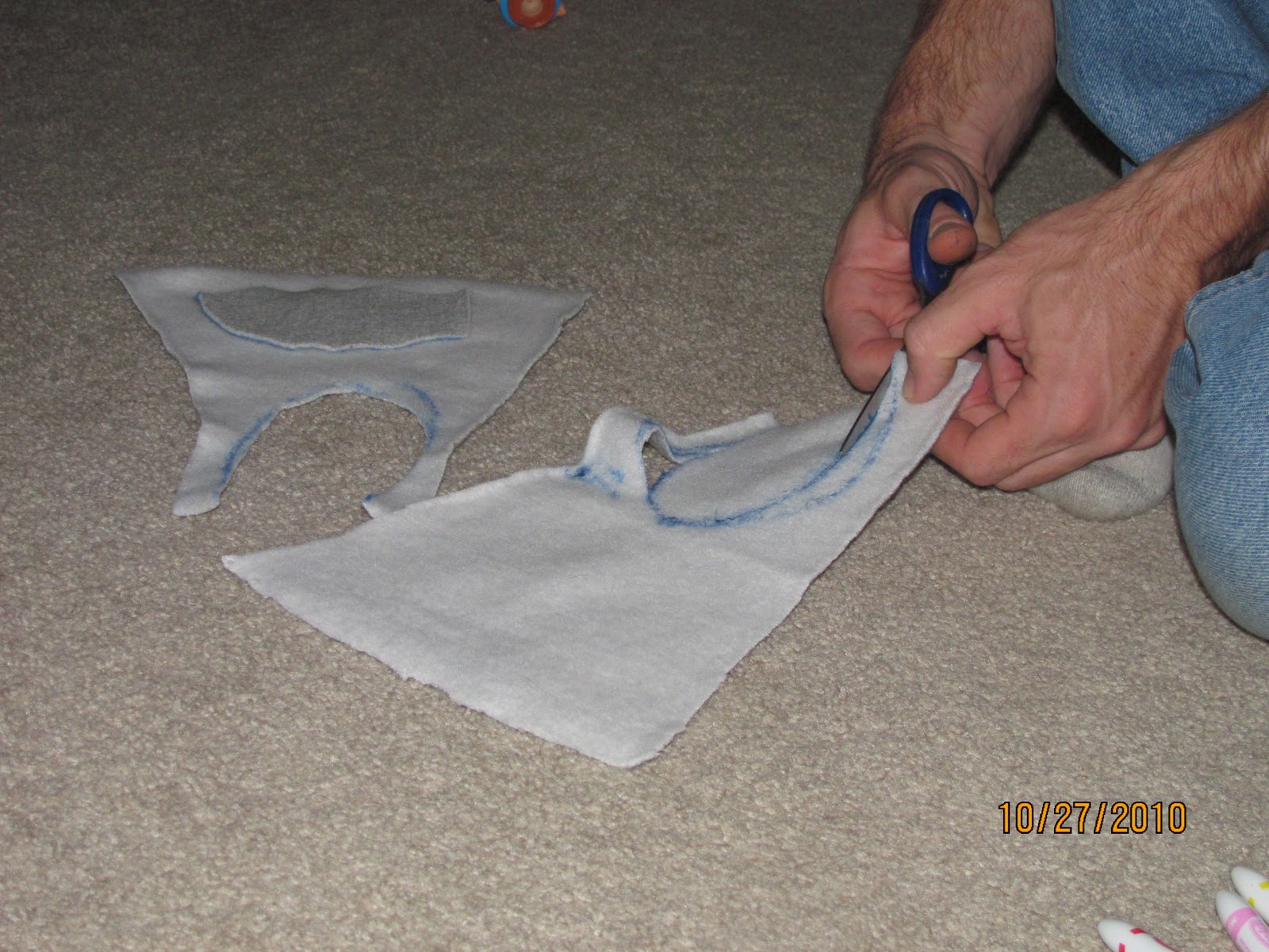 Little Man and Me DIY Halloween puppy costume