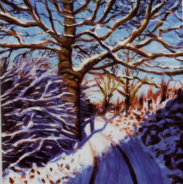 Oil Painting Medic How do I Darken the Colour of Snow?