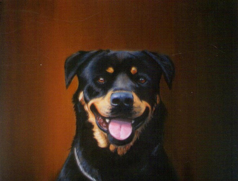 the upside dog painting