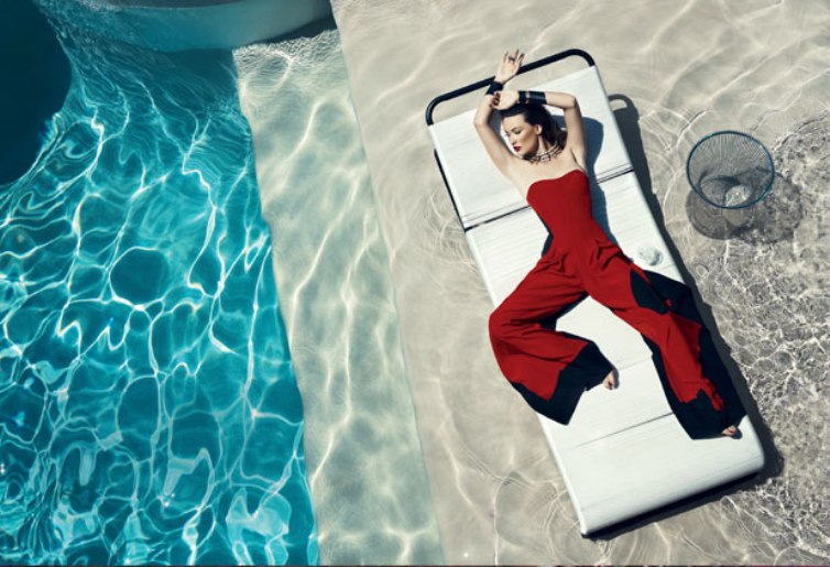 Coco Celine Olivia Wilde Wet And Wonderful In Vanity Fair Photos