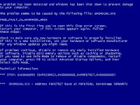 windows çökmesi mavi ekran, bsod blue screen of death, ölümün mavi ekranı