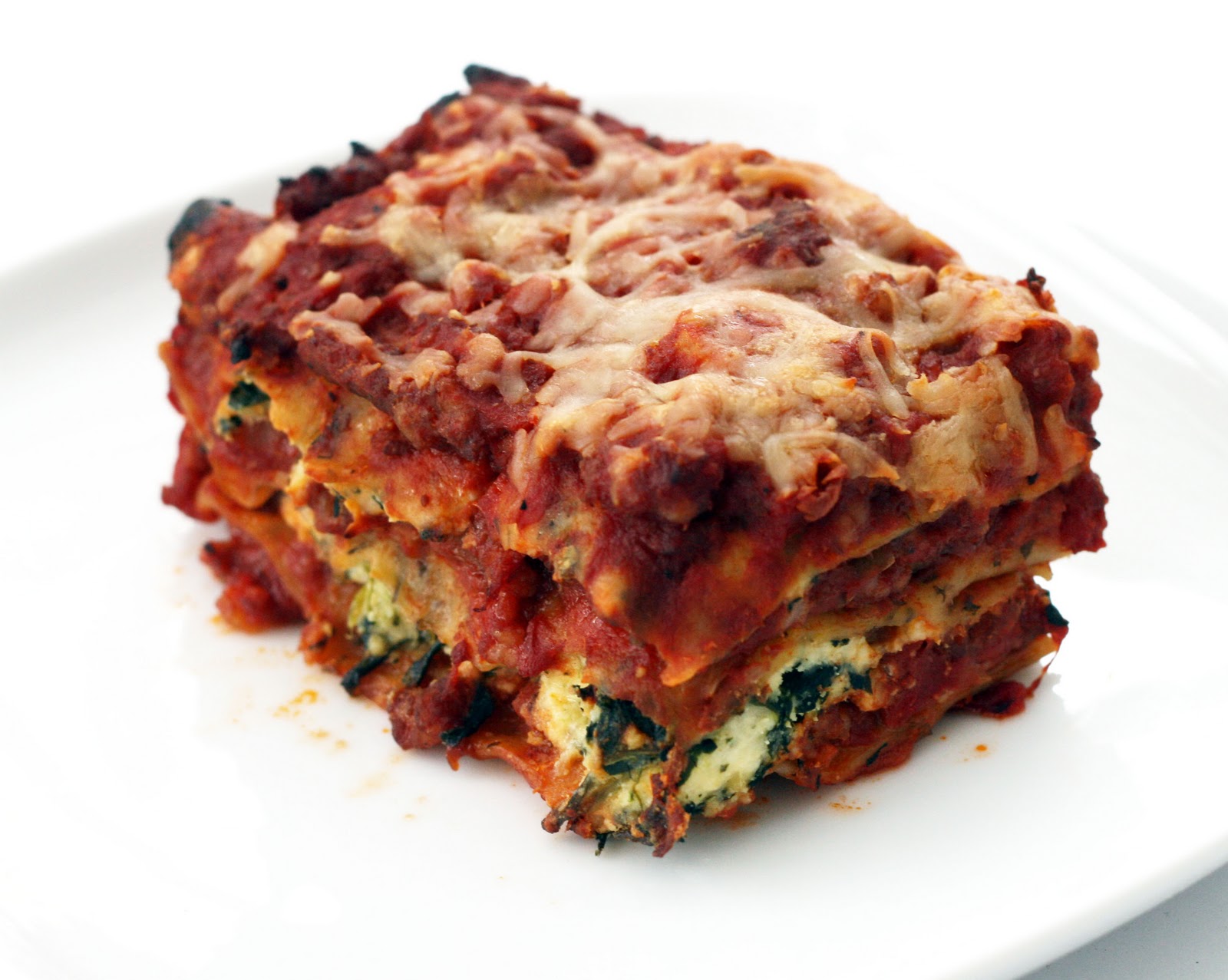 Lasagna with Homemade Basil Noodles and Sausage-Tomato Sauce – Coconut ...