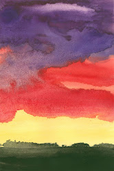 opaque sunset watercolor gouache projects stormy ramona