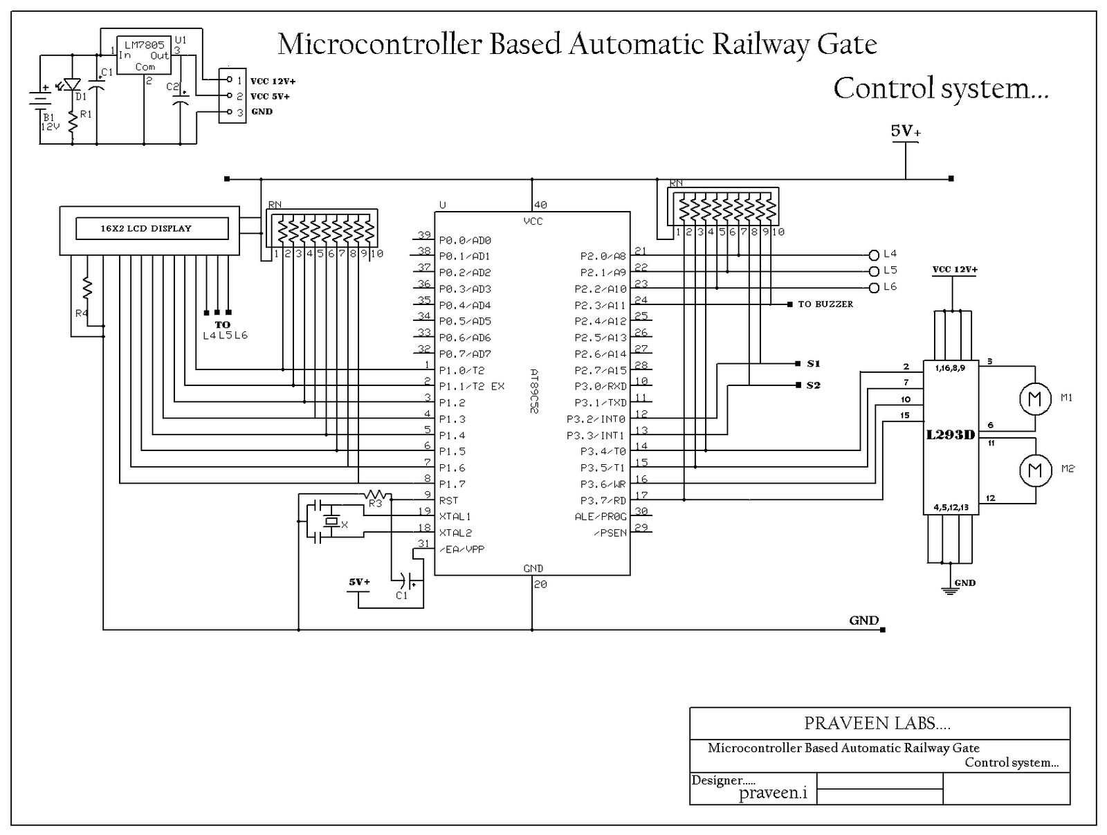 Electrical and Electronics: Microcontroller Based Automatic Railway
