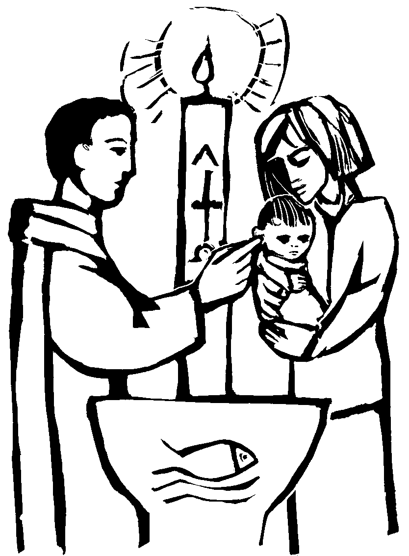 sacrament baptism coloring pages - photo #19