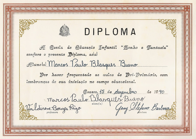 DIPLOMA SIMBÓLICO da "Pré Escola" SONHO E FANTASIA