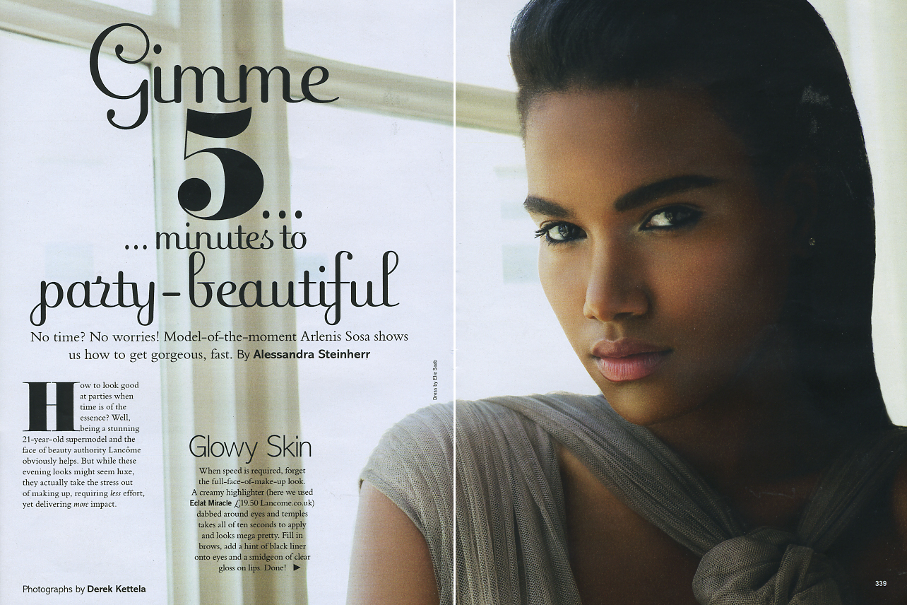 Arlenis Sosa in UK Glamour by Derek Kettela ~ Domonican Fashion Style